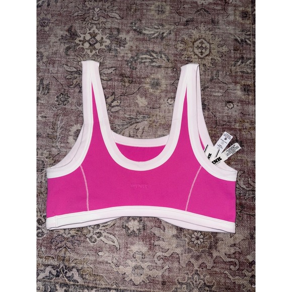 PINK Victoria's Secret The Wave Soft Seamless Contour Sports Bra Pink XXL New - Picture 4 of 5